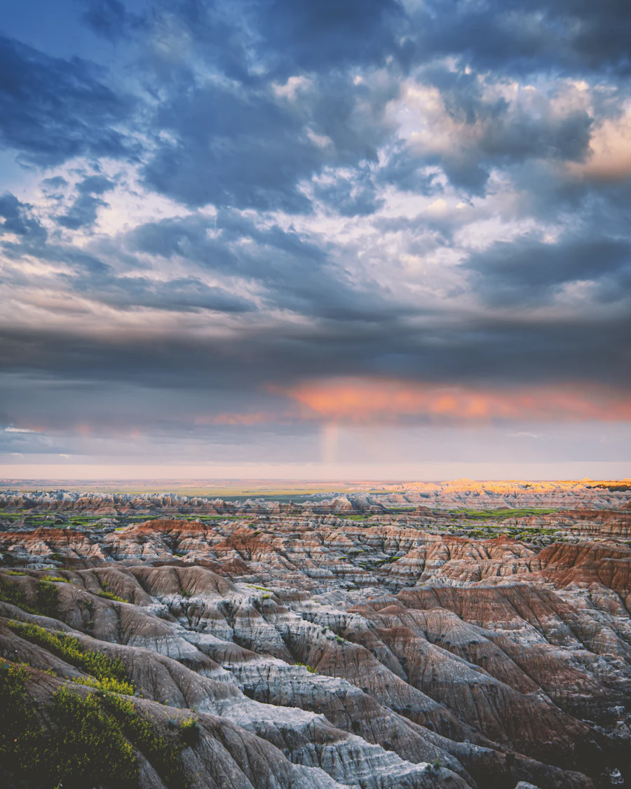 Early light over the Badlands of South Dakota